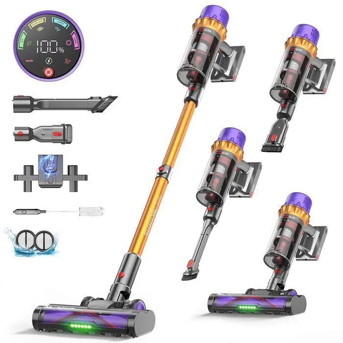 Erabros EV5 Cordless Stick Vacuum Cleaner - 600W/70KPa/80 Min  4 Modes