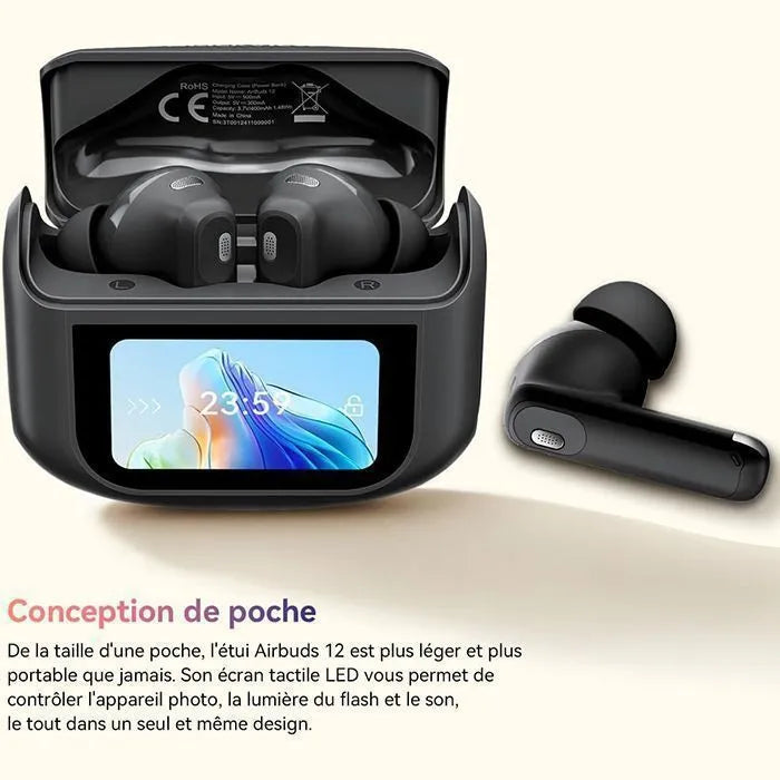 ANC/ENC Noise Cancelling Headphones, Blackview AirBuds 12 Wireless