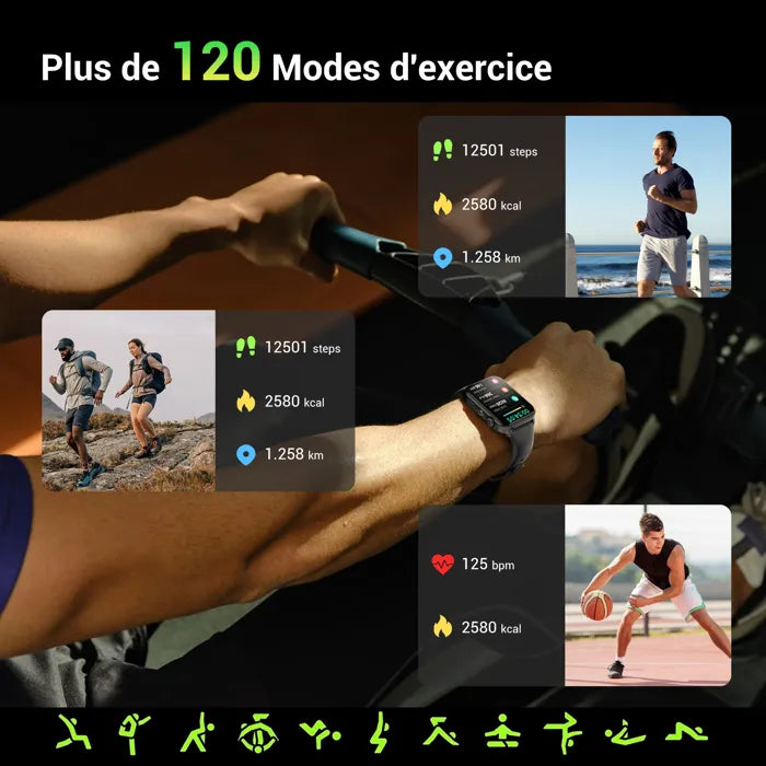 Blackview Smartwatch for Men and Women, Sport, GPS, Calling