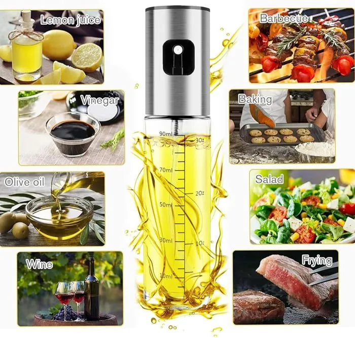 Air fryer oil sprayer, olive oil spray, 100ml kitchen oil sprayer